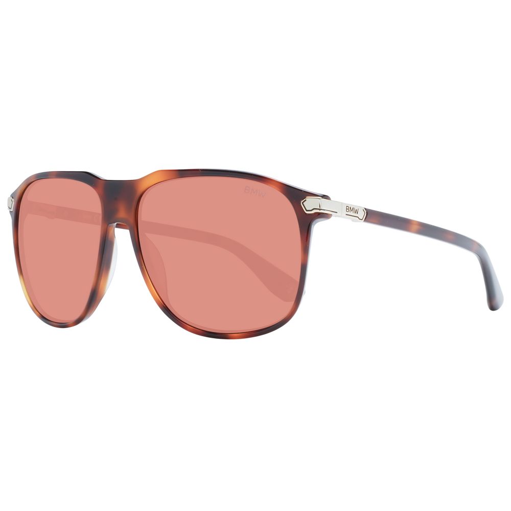Lunettes de soleil pour homme BMW, couleur marron