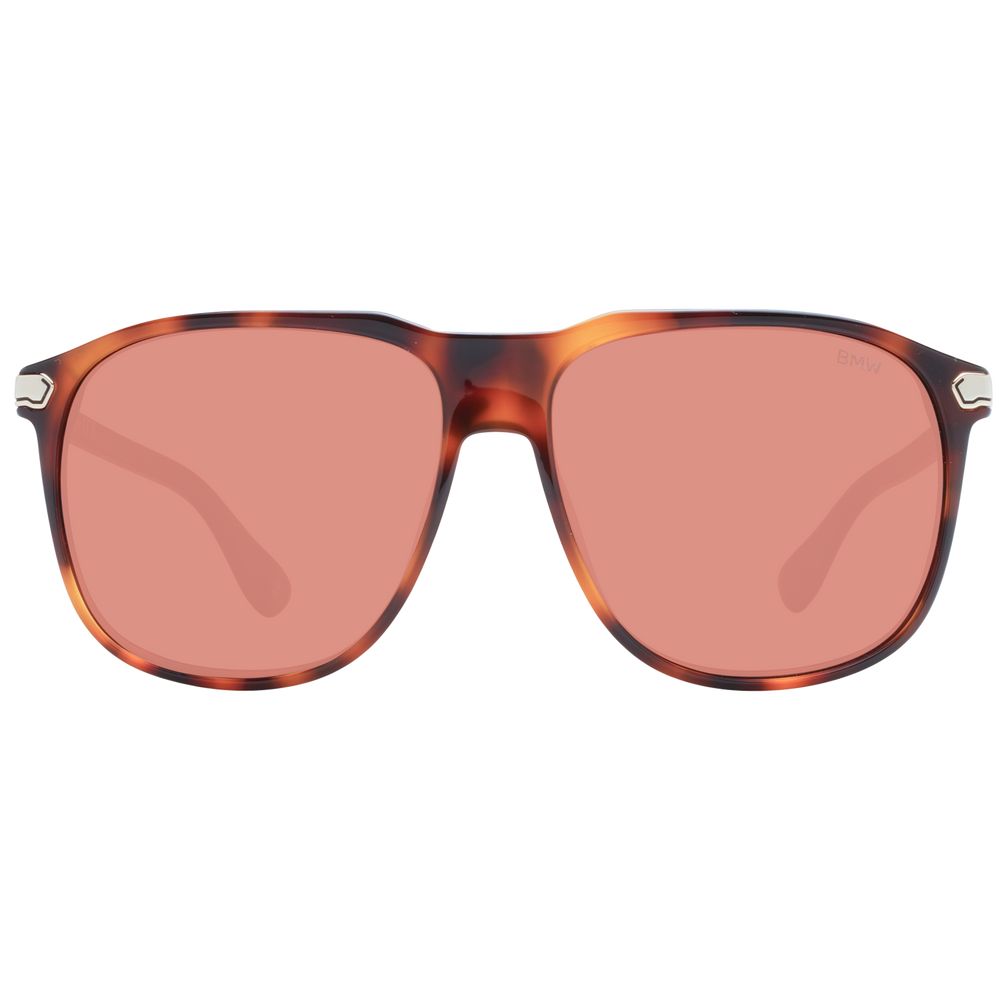 Lunettes de soleil pour homme BMW, couleur marron