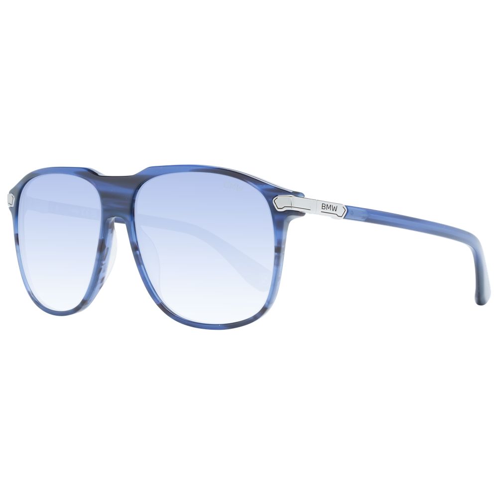 Lunettes de soleil bleues pour homme BMW