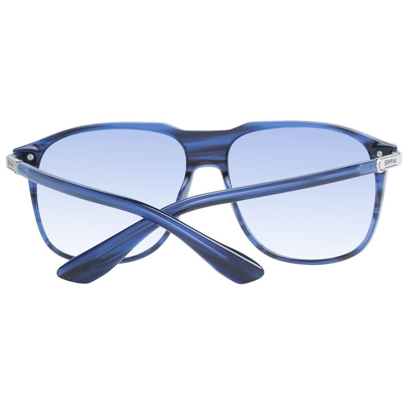 Lunettes de soleil bleues pour homme BMW