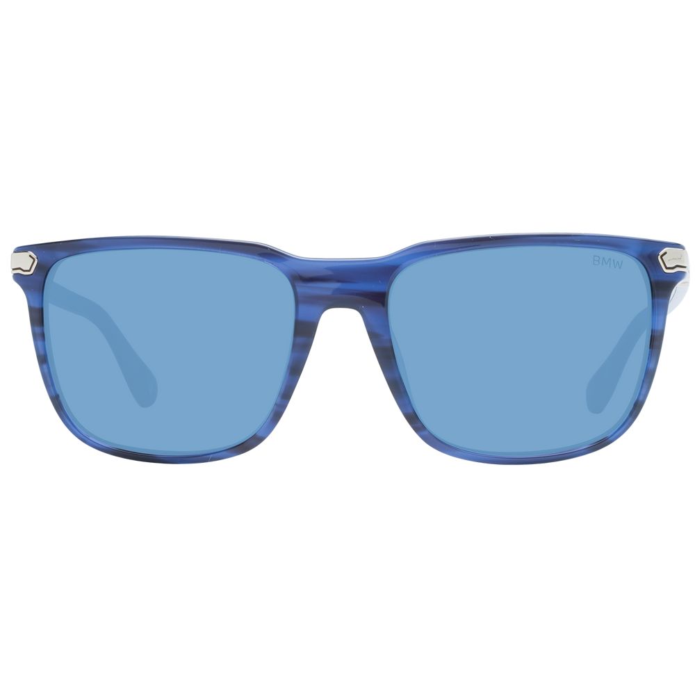 Lunettes de soleil bleues pour homme BMW