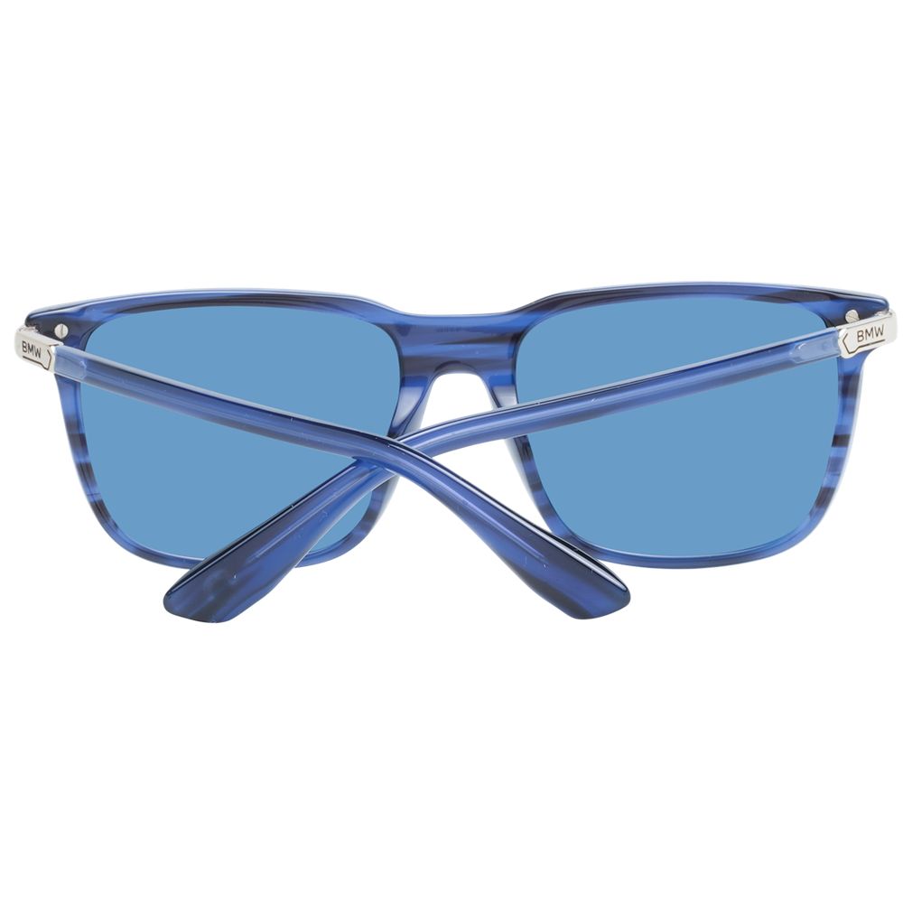 Lunettes de soleil bleues pour homme BMW