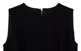 Robe Évasée Noire en Viscose Dolce & Gabbana