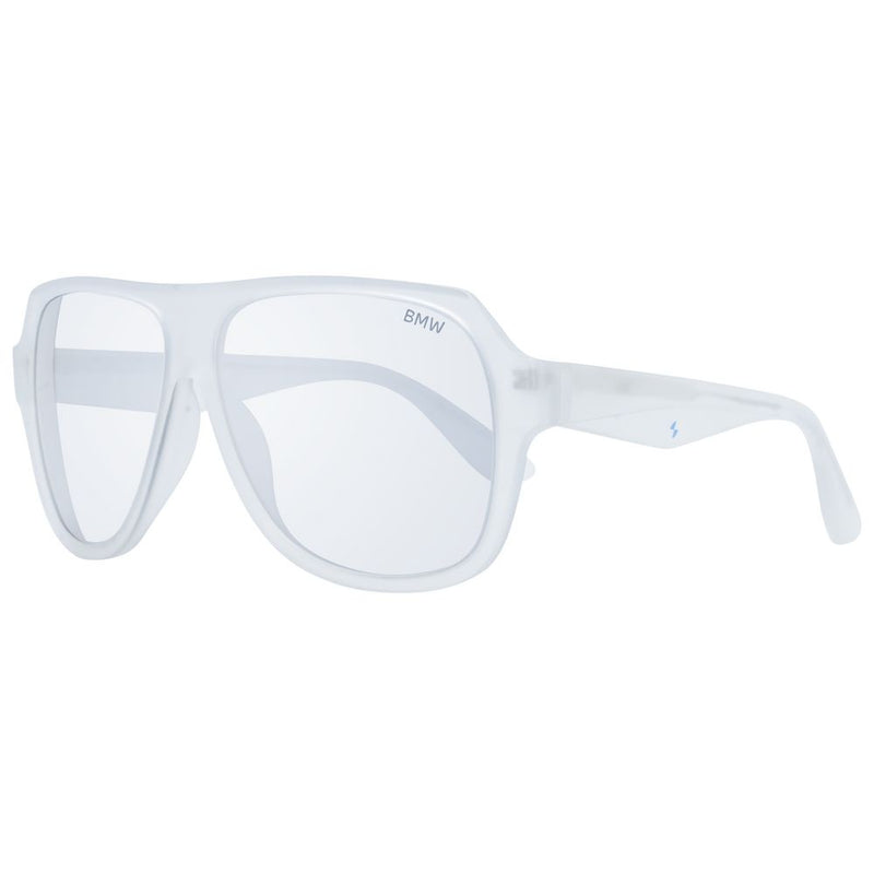Lunettes de soleil blanches pour homme BMW