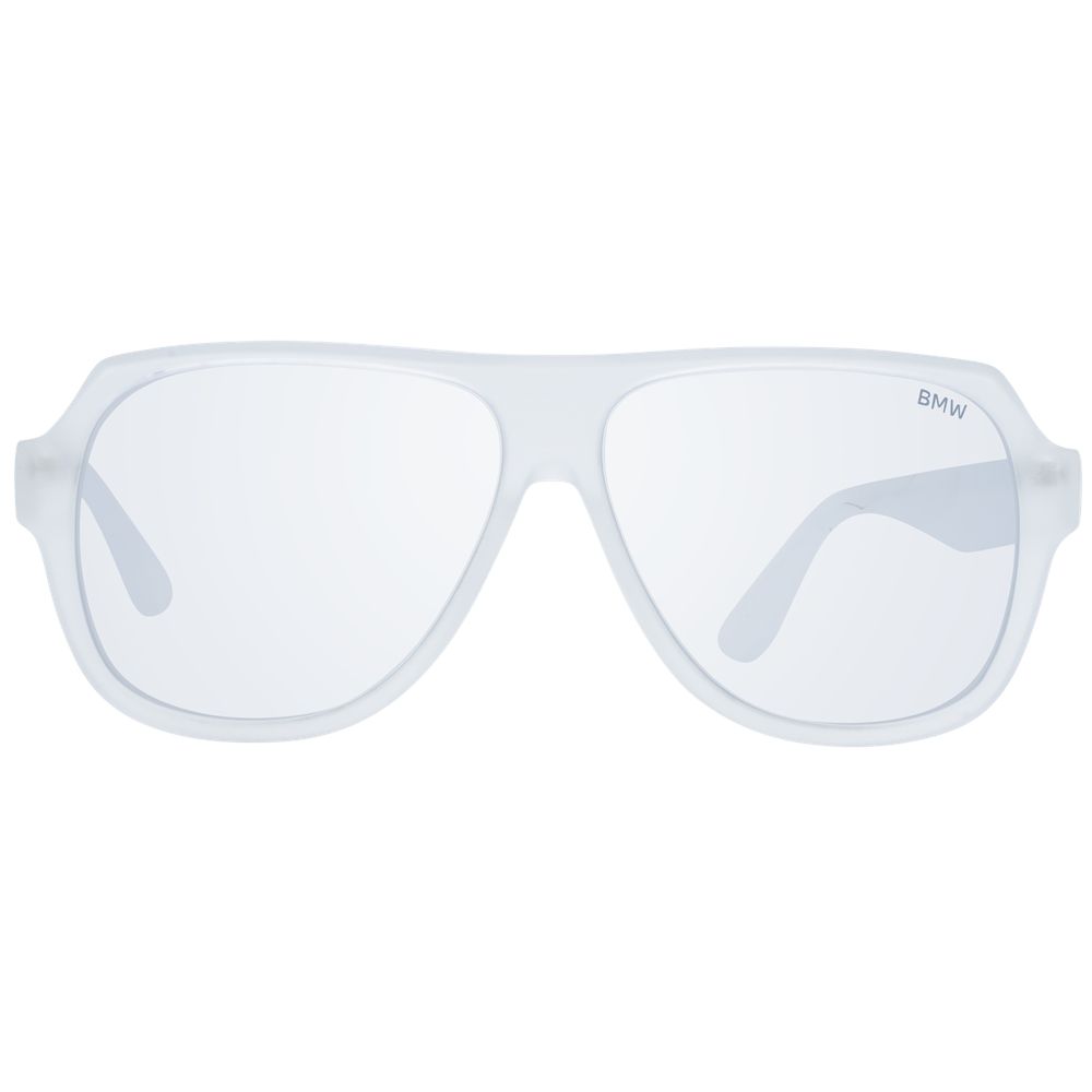 Lunettes de soleil blanches pour homme BMW