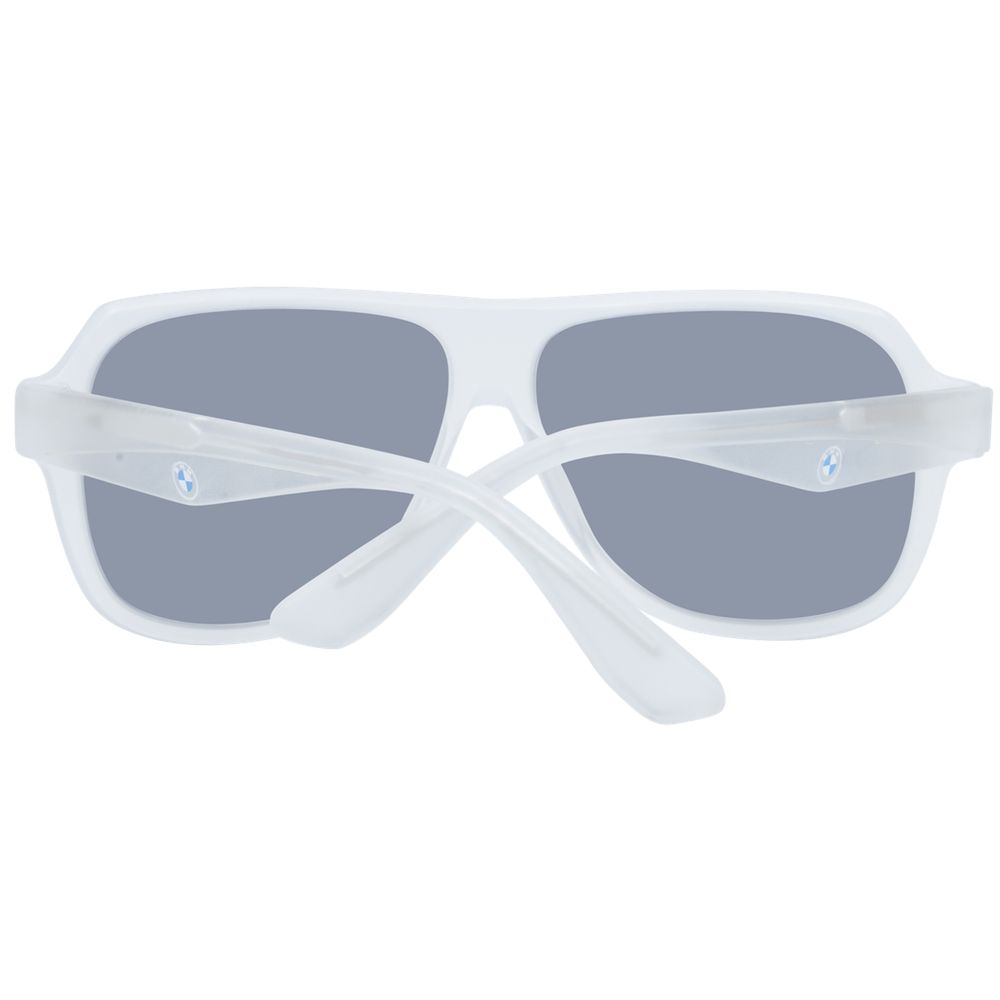 Lunettes de soleil blanches pour homme BMW