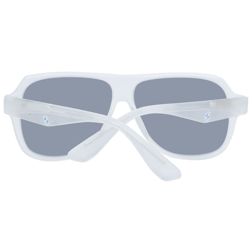 Lunettes de soleil blanches pour homme BMW
