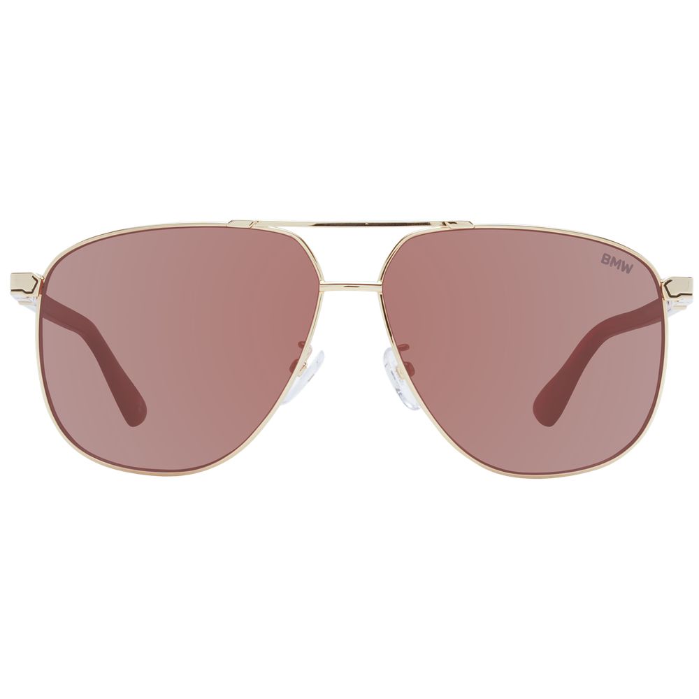 Lunettes de soleil BMW pour homme, dorées