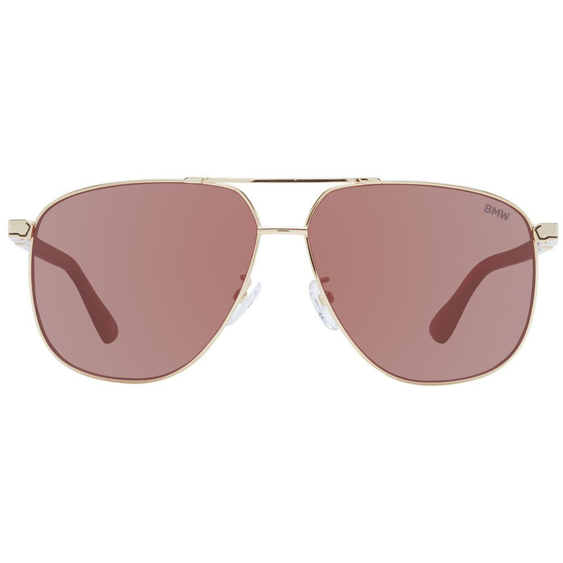 Lunettes de soleil BMW pour homme, dorées