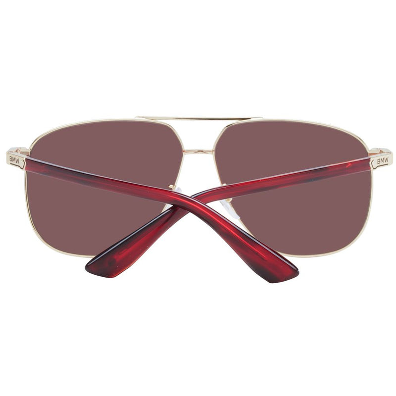 Lunettes de soleil BMW pour homme, dorées