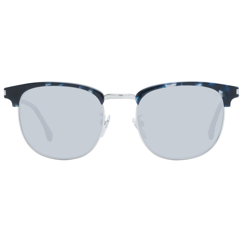 Lozza Gray Unisex Sunglass - Stylish Browline Design