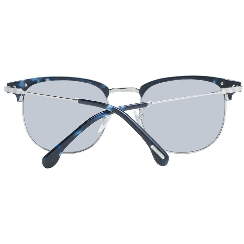 Lozza Gray Unisex Sunglass - Stylish Browline Design