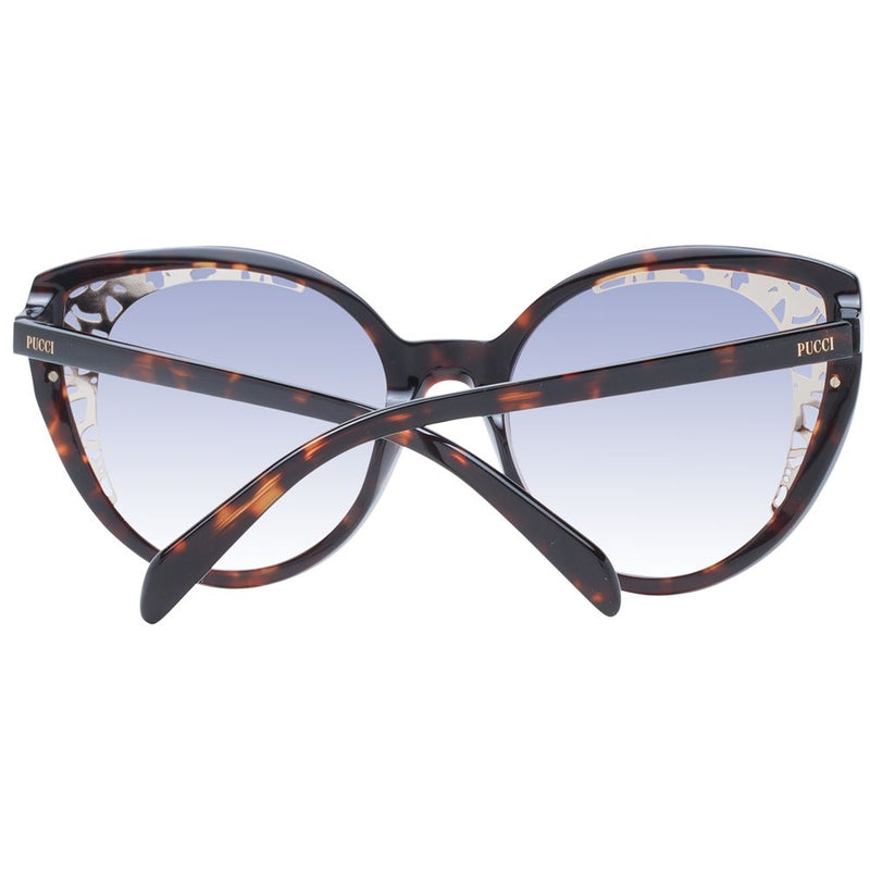 Emilio Pucci Brown Cat Eye Sunglasses for Women