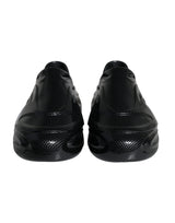 Dolce & Gabbana Black Foiled Rubber Toy Low Top Sneakers
