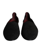 Dolce & Gabbana Black Suede Loafers - Élégance et Confort