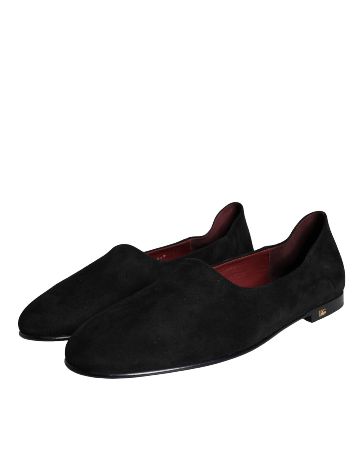 Dolce & Gabbana Black Suede Loafers - Élégance et Confort