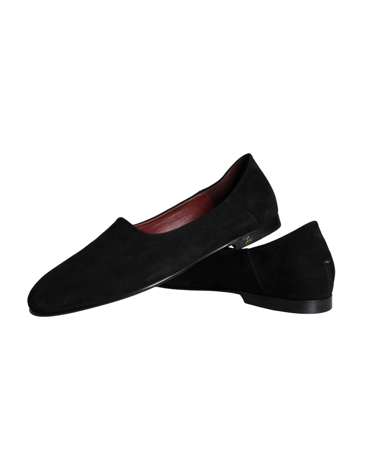 Dolce & Gabbana Black Suede Loafers - Élégance et Confort