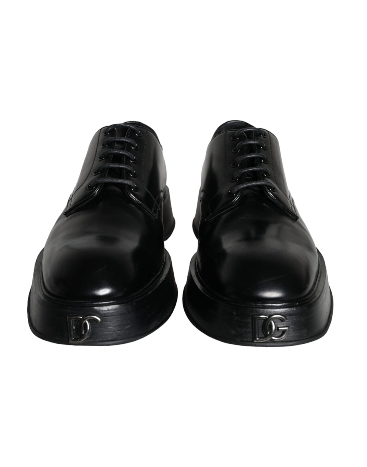 Dolce & Gabbana Derby en Cuir de Veau Noir - Chaussures Formelles
