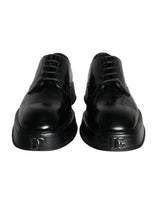 Dolce & Gabbana Derby en Cuir de Veau Noir - Chaussures Formelles