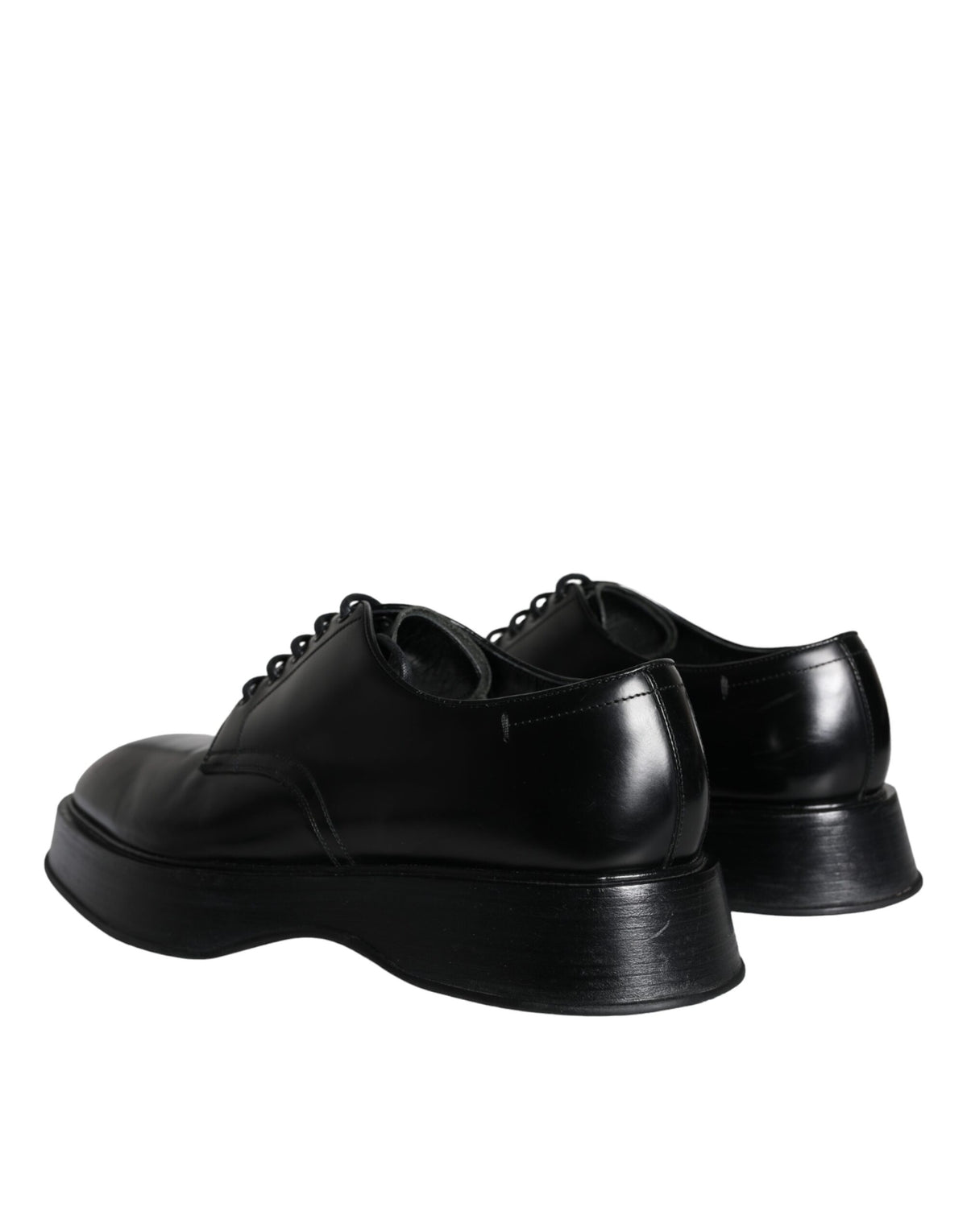 Dolce & Gabbana Derby en Cuir de Veau Noir - Chaussures Formelles