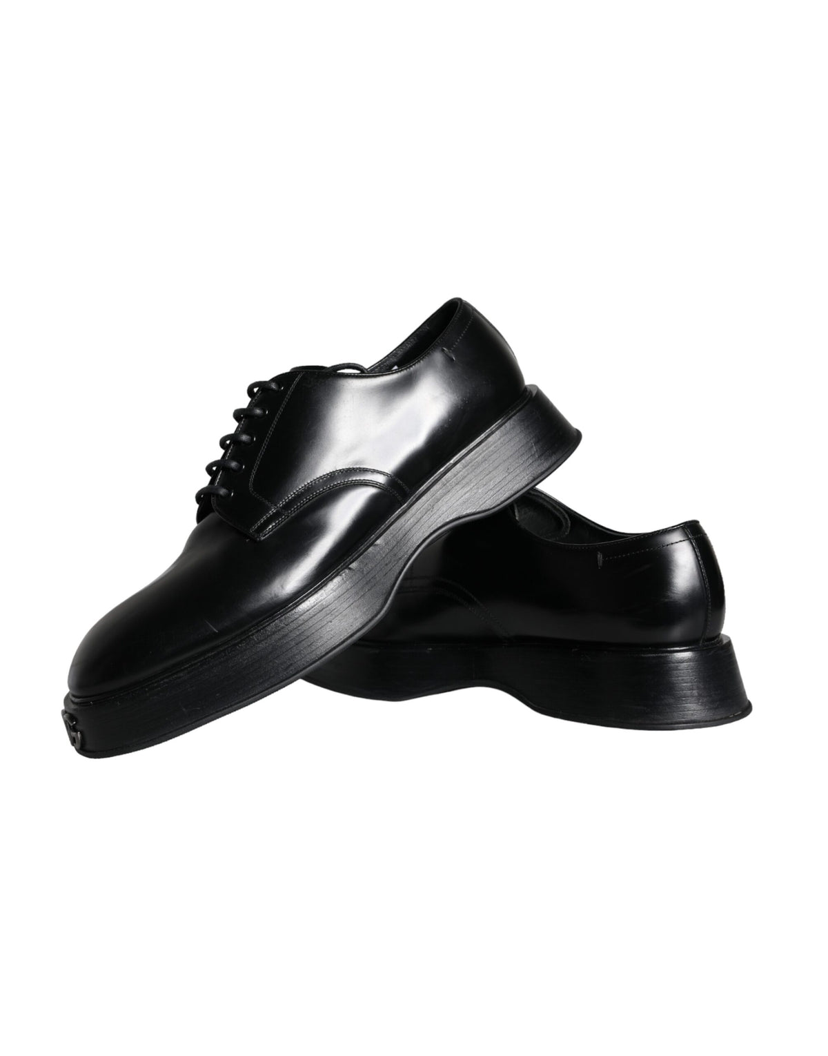 Dolce & Gabbana Derby en Cuir de Veau Noir - Chaussures Formelles
