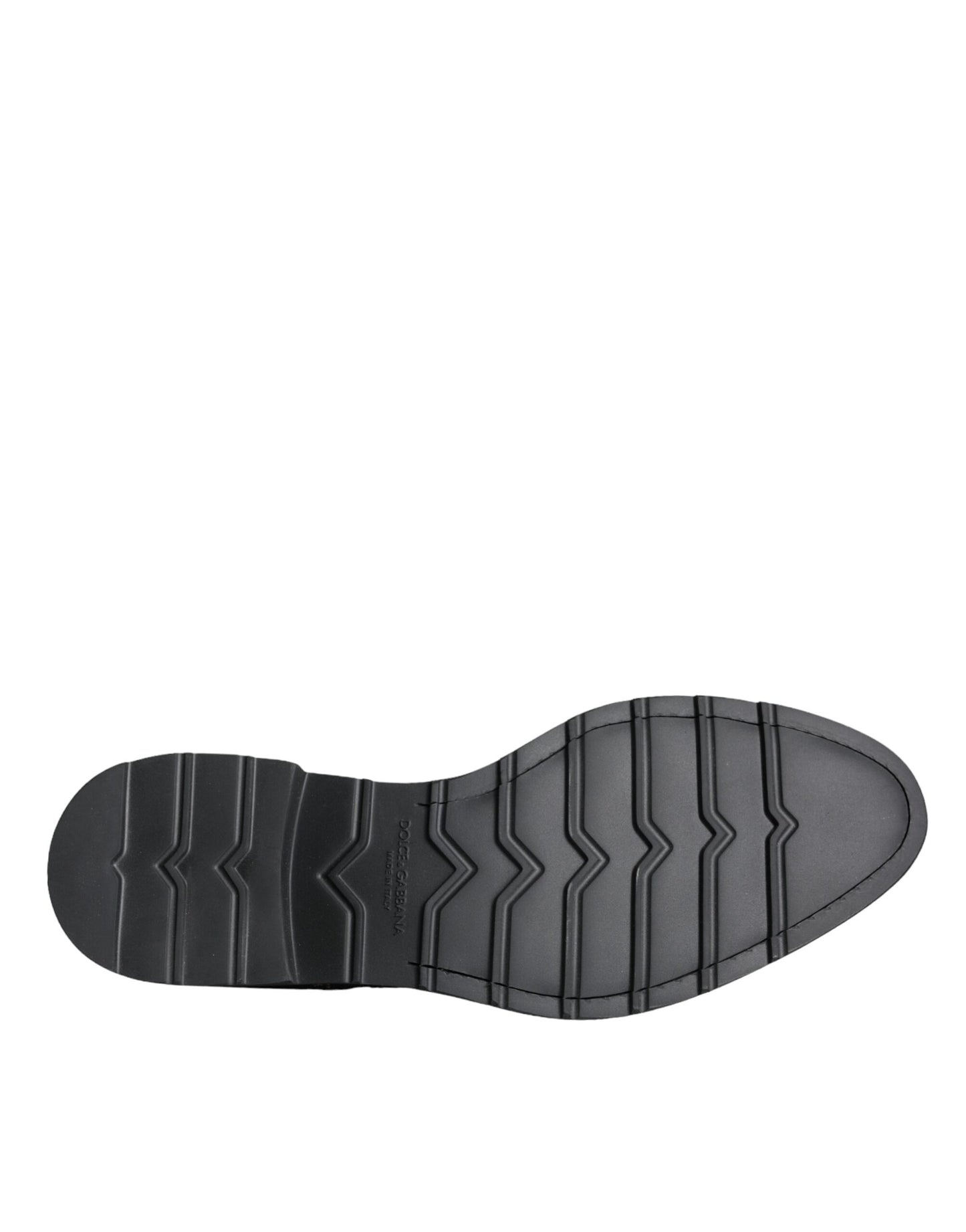 Dolce & Gabbana Chaussures habillées noires en daim Sicilia à lacets