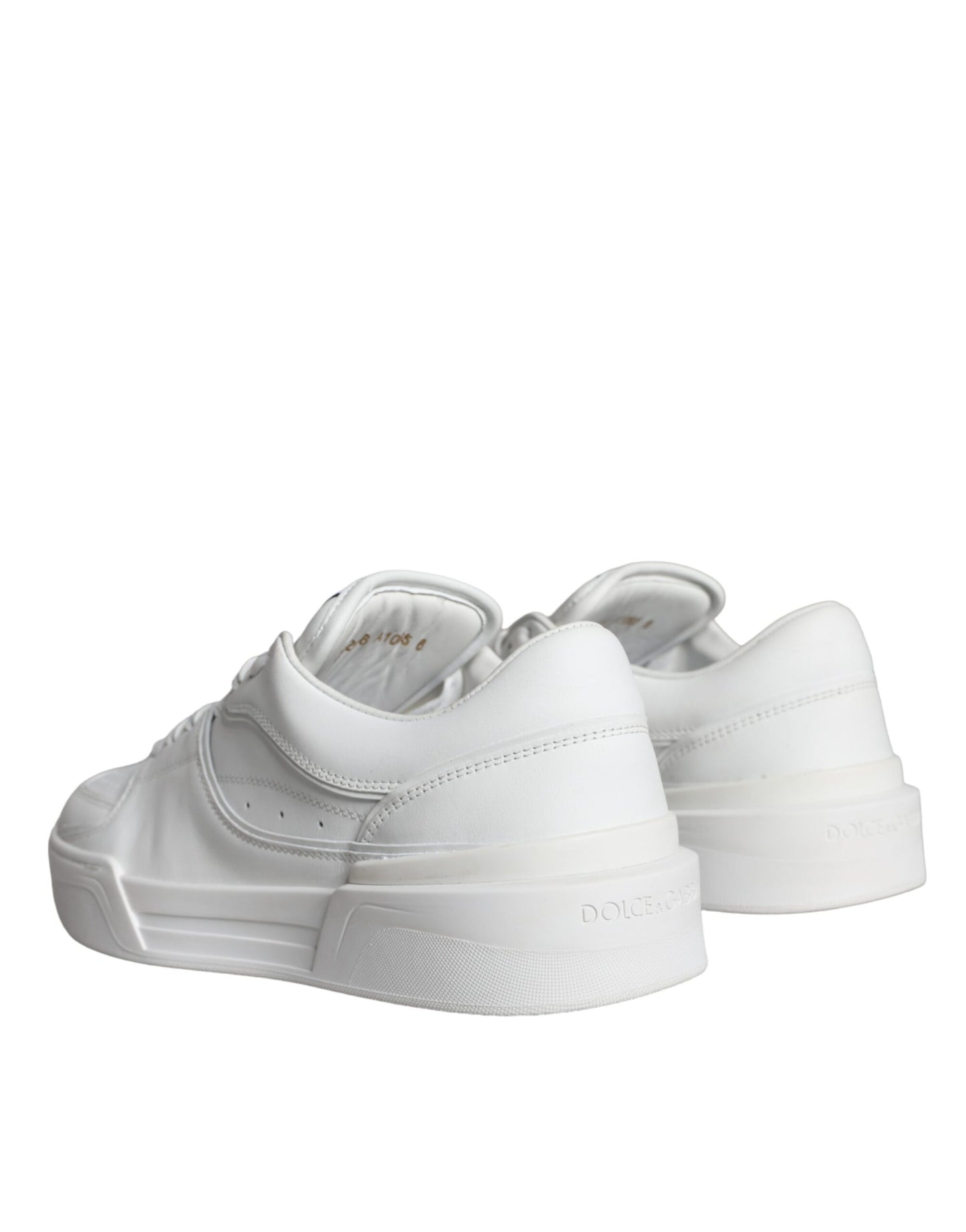 Sneakers basses en cuir blanc Miami de Dolce & Gabbana