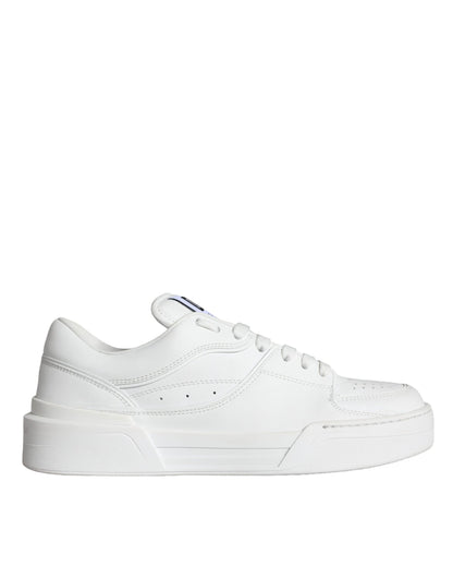 Sneakers basses en cuir blanc Miami de Dolce & Gabbana