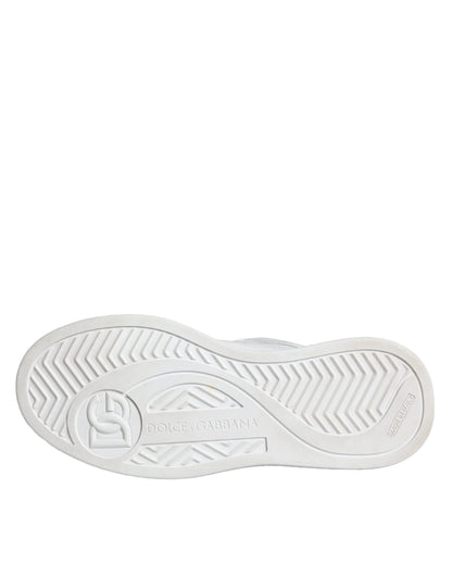 Sneakers basses en cuir blanc Miami de Dolce & Gabbana