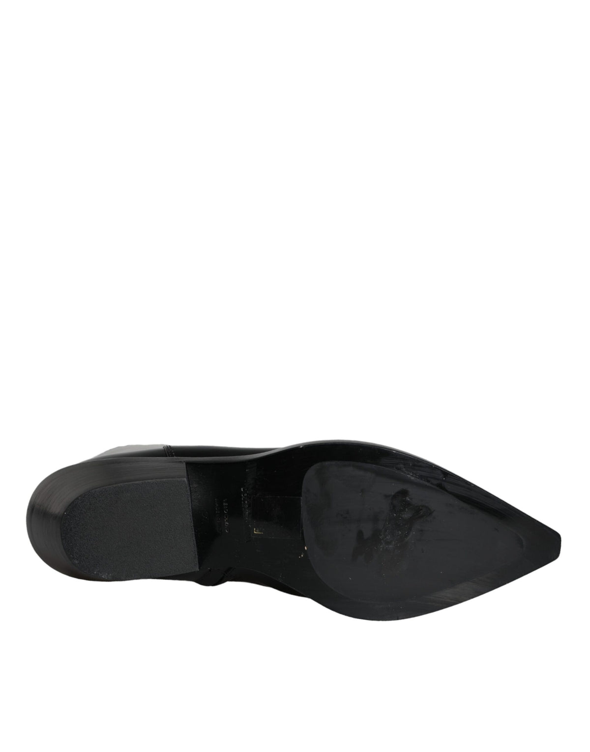 Dolce & Gabbana Bottines en Cuir Noir - Chaussures de Luxe