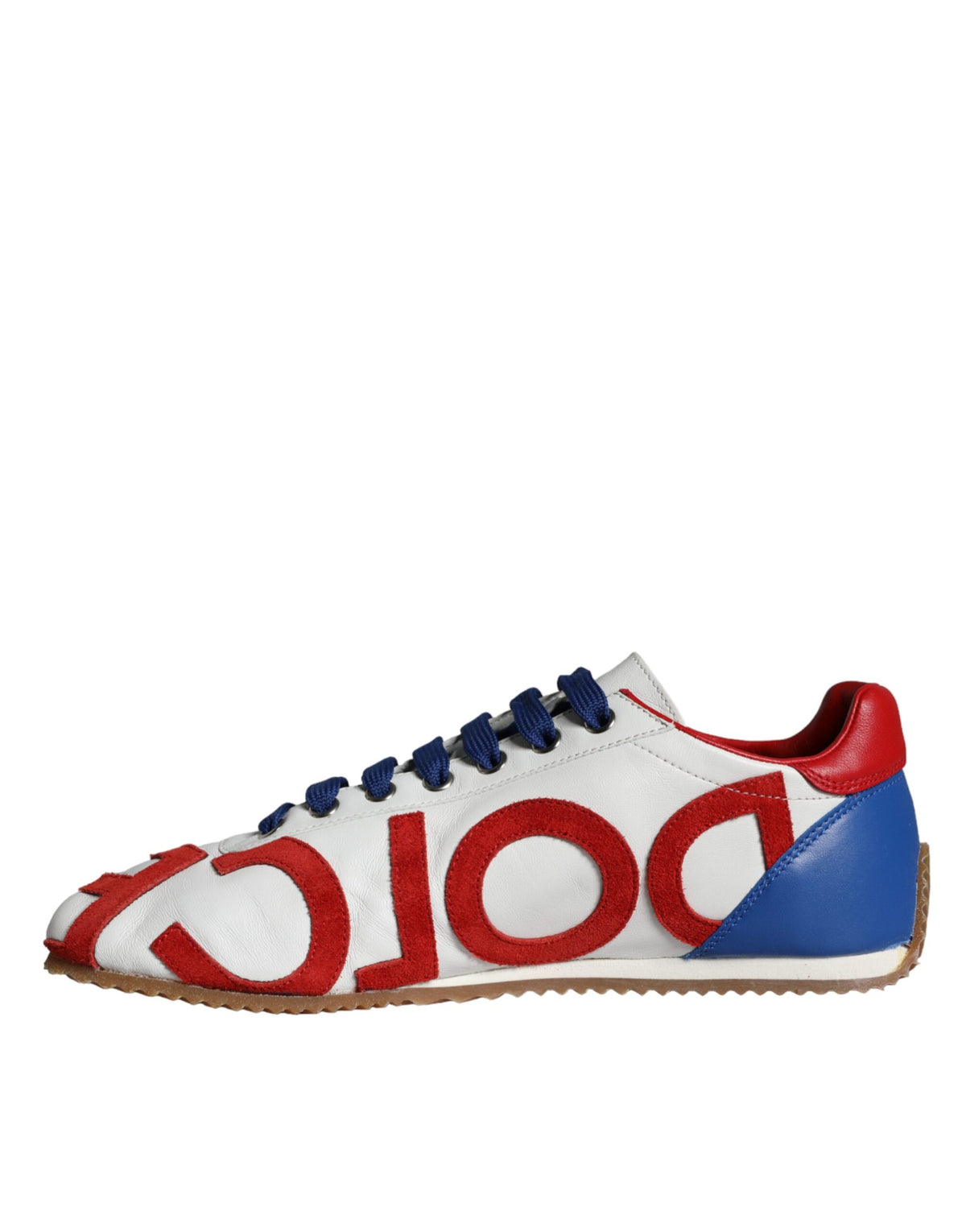 Dolce & Gabbana Multicolor Leather Logo Casual Sneakers