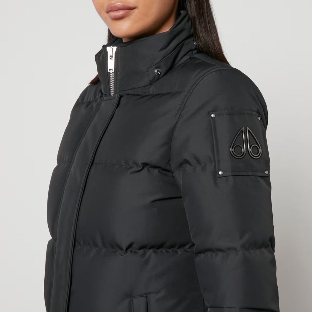 Moose Knuckles Black Polyester Jacket & Coat - Ultimate Warmth