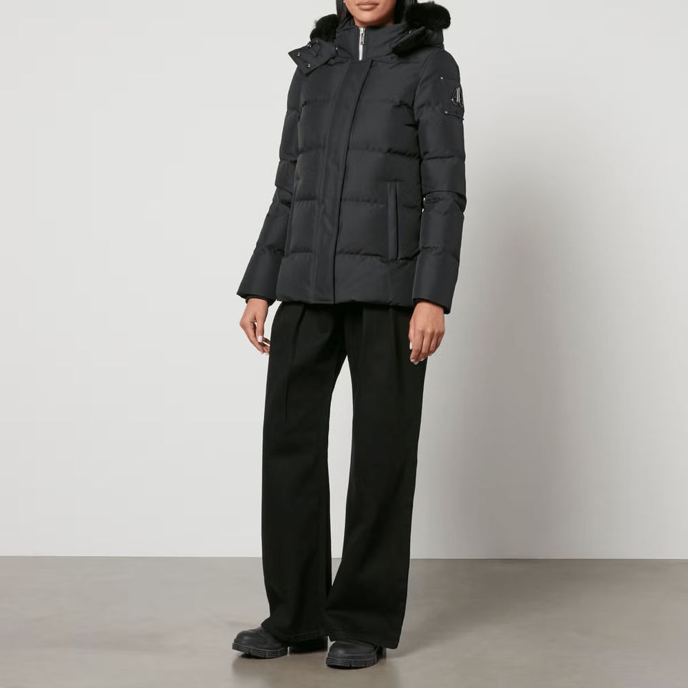 Moose Knuckles Black Polyester Jacket & Coat - Ultimate Warmth