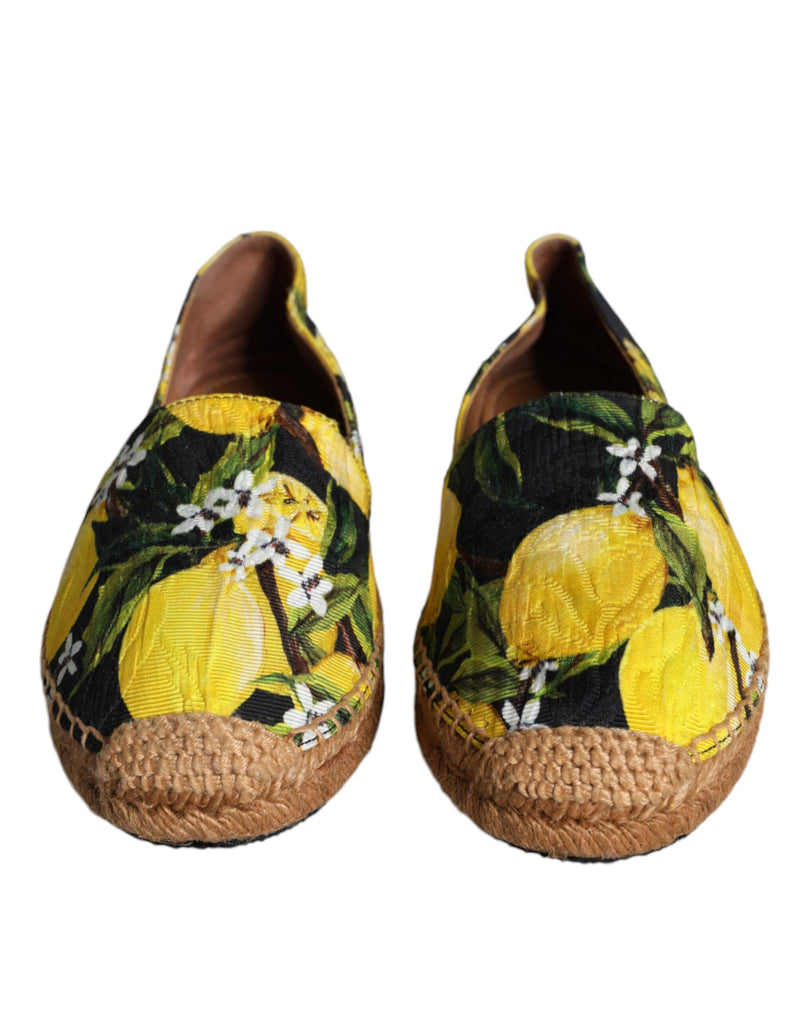 Espadrilles Dolce & Gabbana Multicolores Citron
