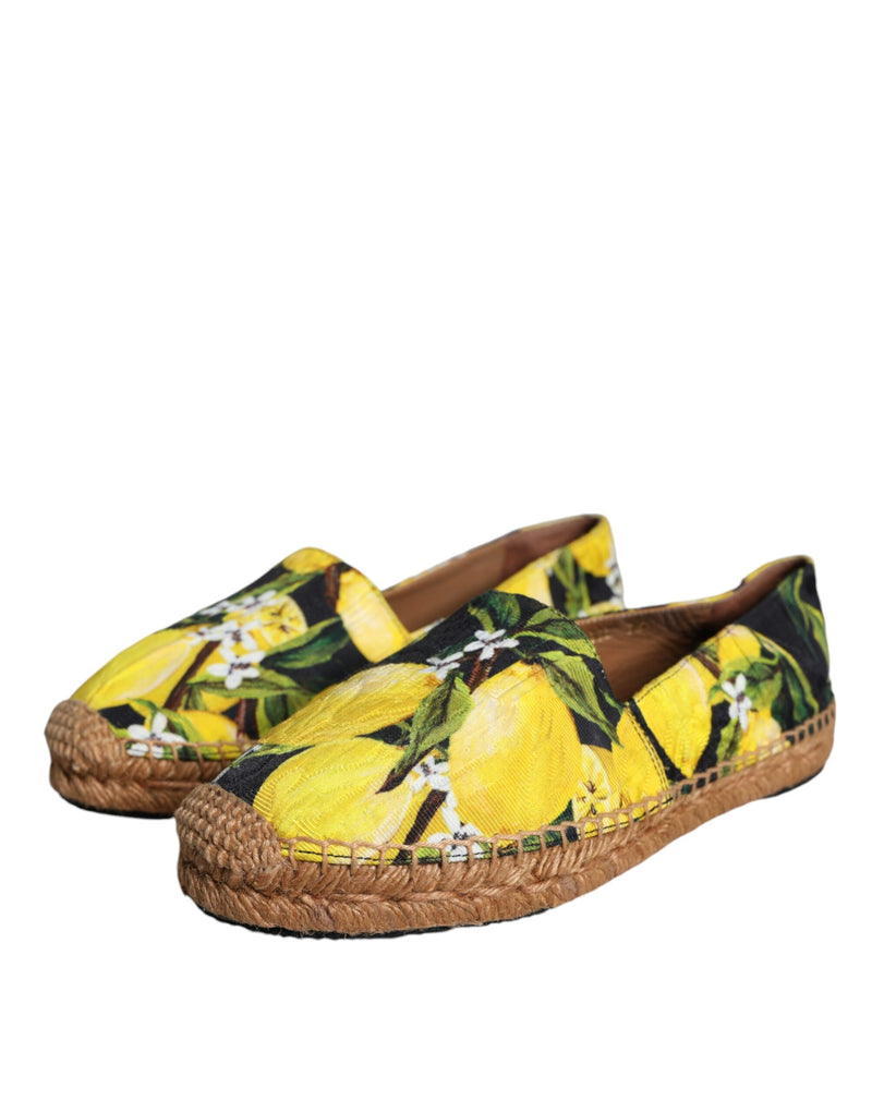 Espadrilles Dolce & Gabbana Multicolores Citron