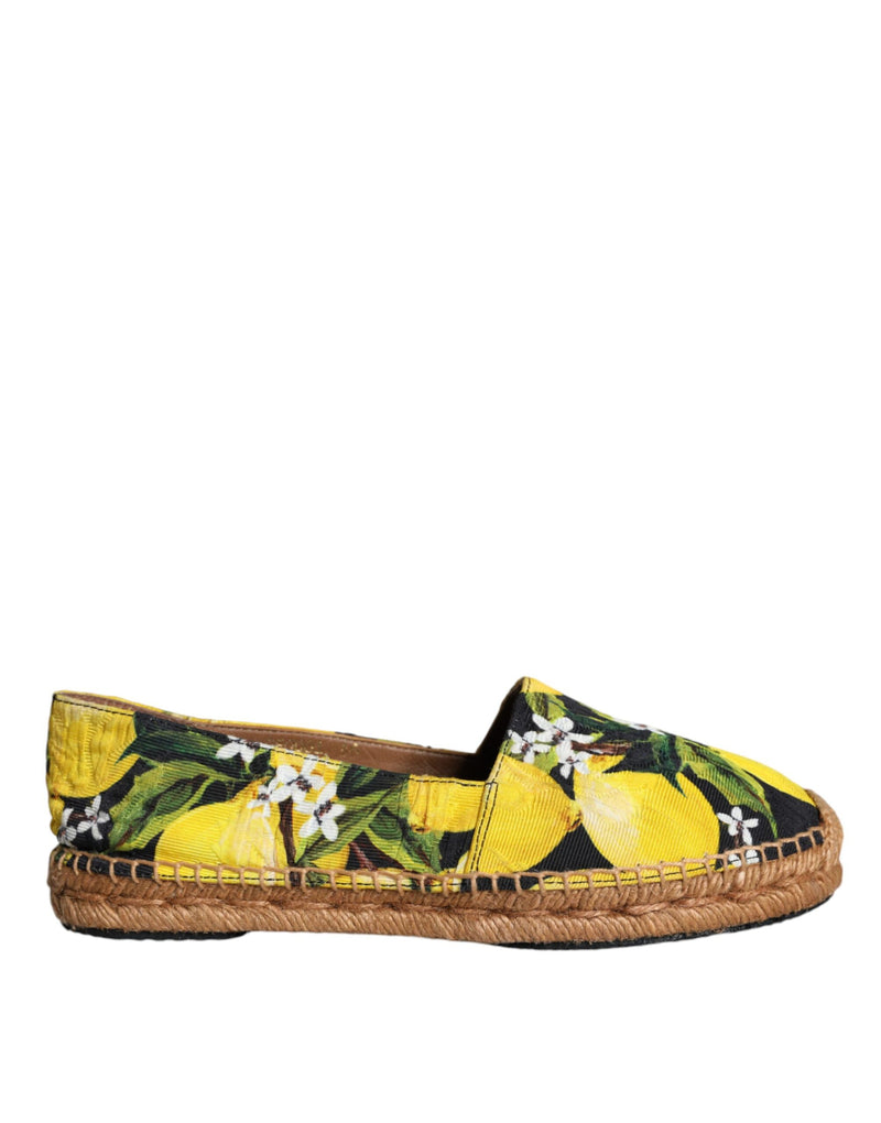 Espadrilles Dolce & Gabbana Multicolores Citron