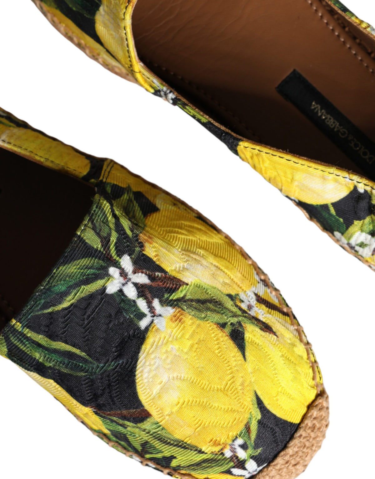 Espadrilles Dolce & Gabbana Multicolores Citron