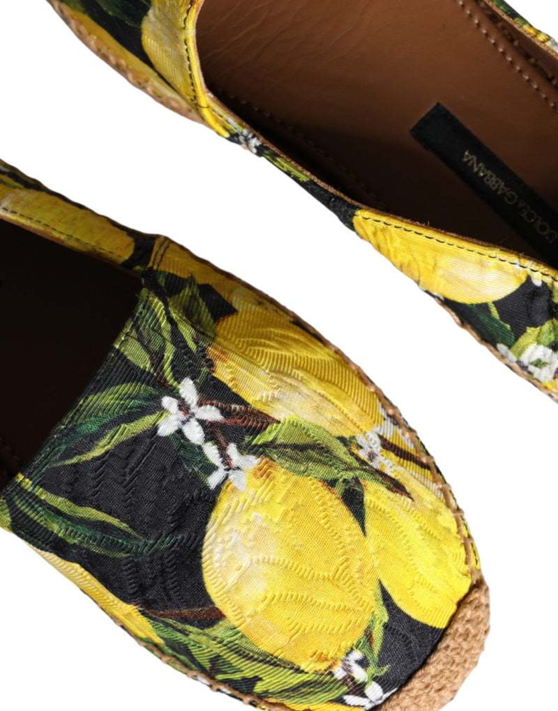 Espadrilles Dolce & Gabbana Multicolores Citron