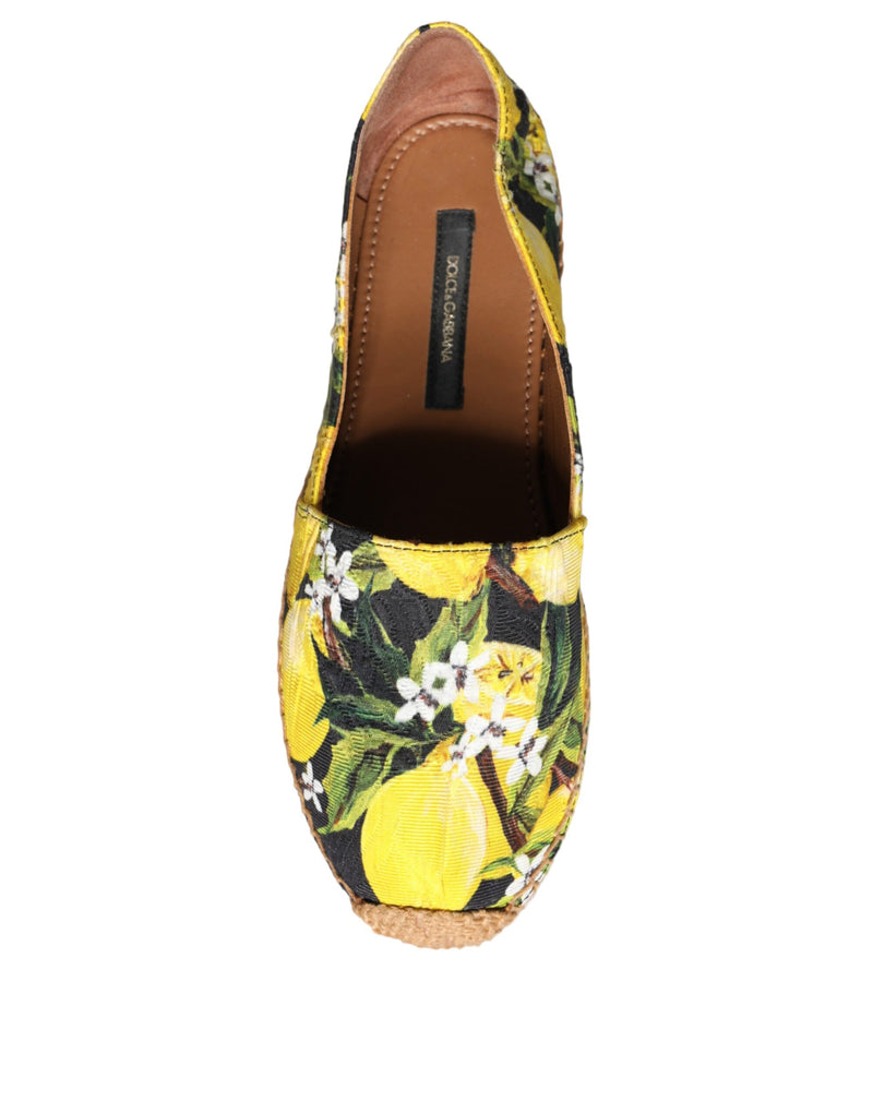 Espadrilles Dolce & Gabbana Multicolores Citron