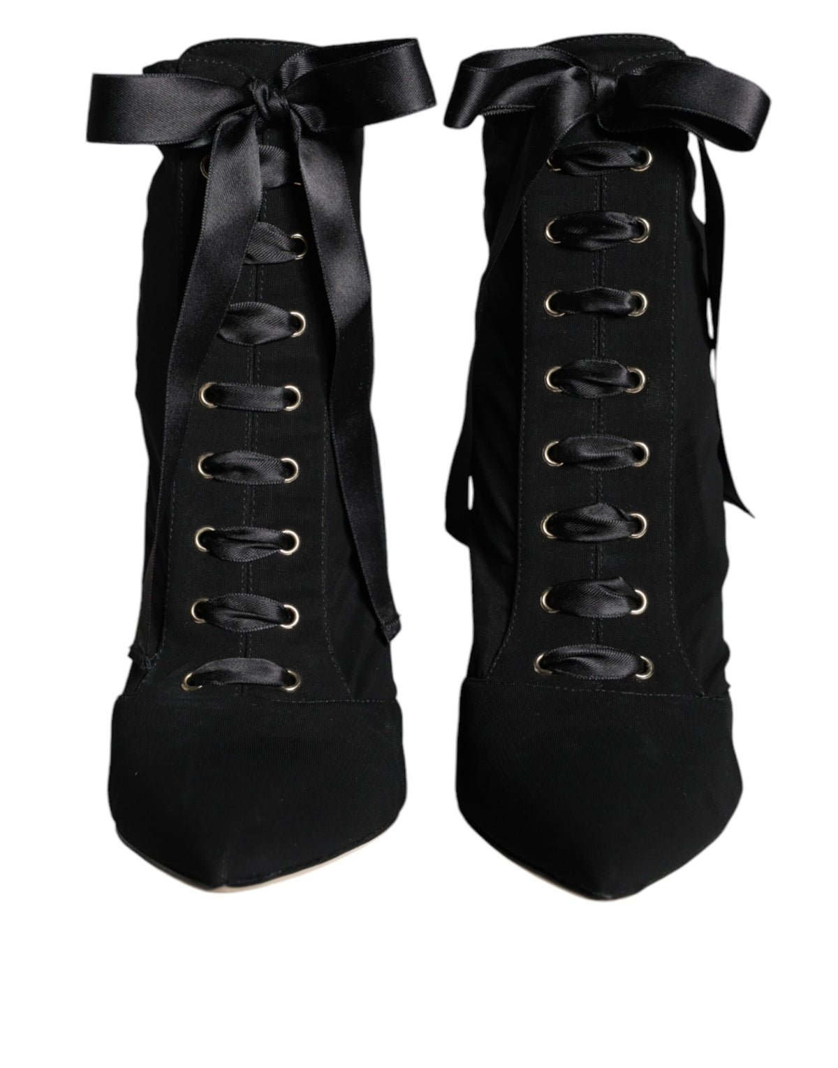 Dolce & Gabbana Black Suede Ankle Booties - Élégance et Confort