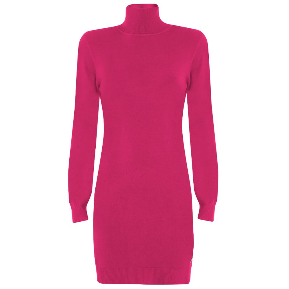 Ja Zee Fuchsia Viscose Jurk