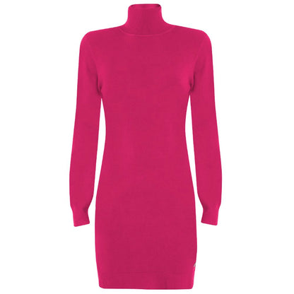 Ja Zee Fuchsia Viscose Jurk