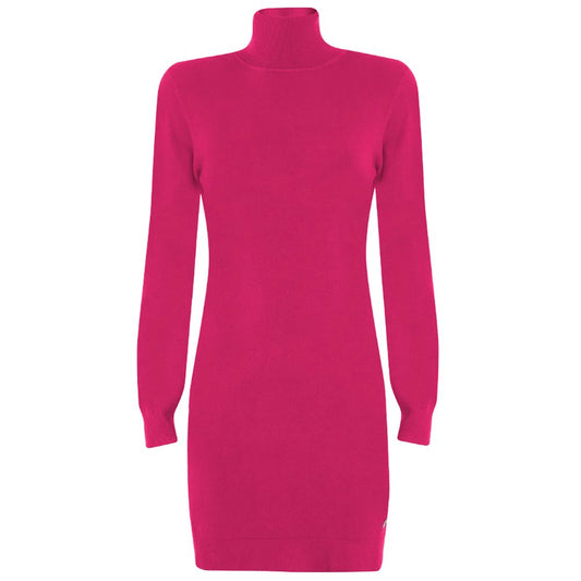 Ja Zee Fuchsia Viscose Jurk