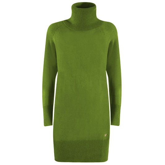 Yes Zee Groene Viscose Jurk