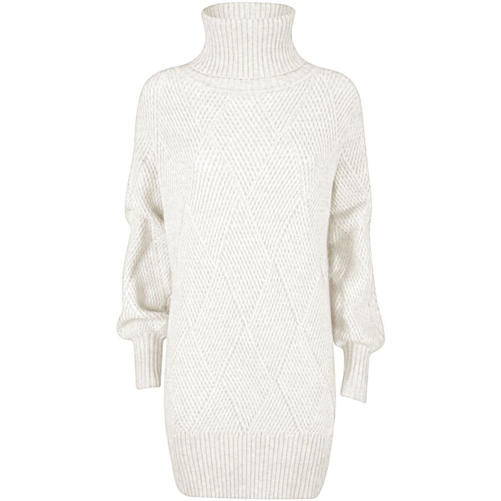 Ja, Zee Witte Marabou Jurk voor Dames