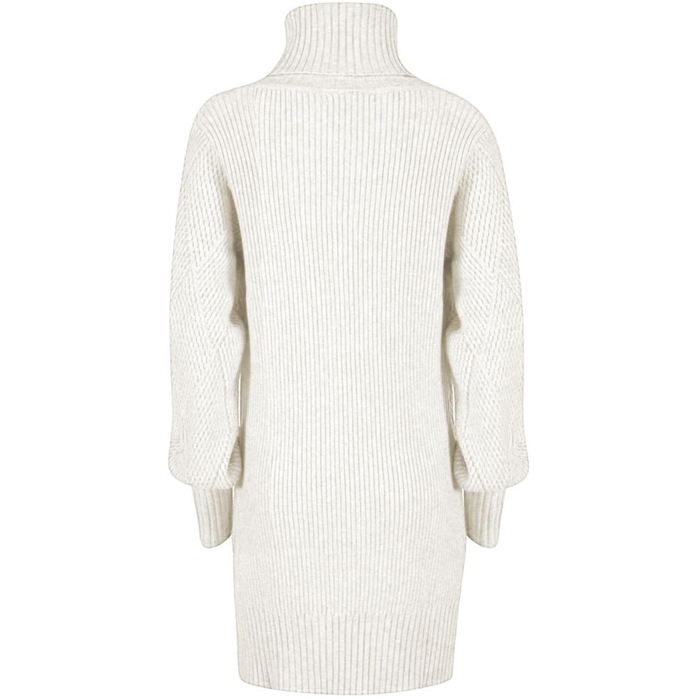 Ja, Zee Witte Marabou Jurk voor Dames