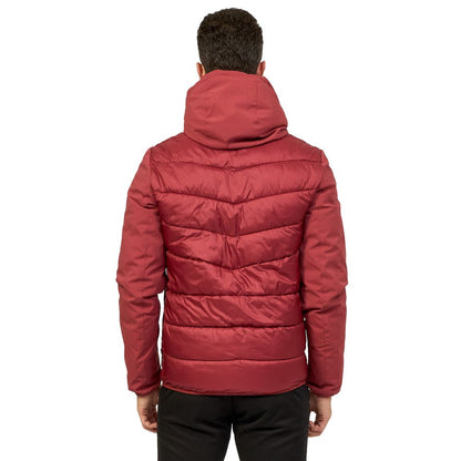 Oui, veste en nylon rouge pour homme Zee