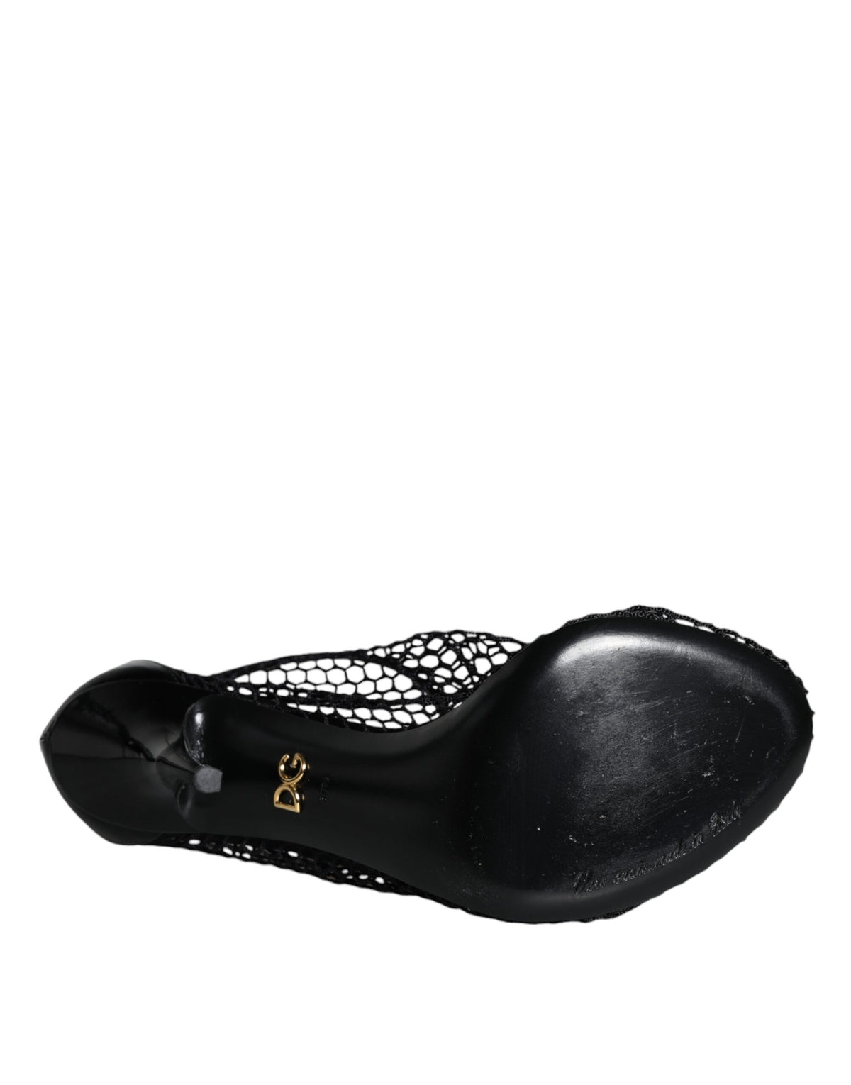 Dolce & Gabbana Keira Sandals en Cuir Noir avec Bride Cheville