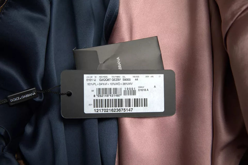 Dolce &amp; Gabbana Blazer met Patchwork in Meerdere Kleuren, Enkellaags