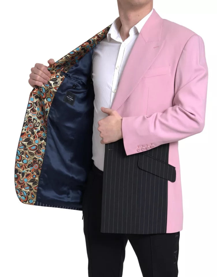 Dolce &amp; Gabbana Blazer met Patchwork in Meerdere Kleuren, Enkellaags